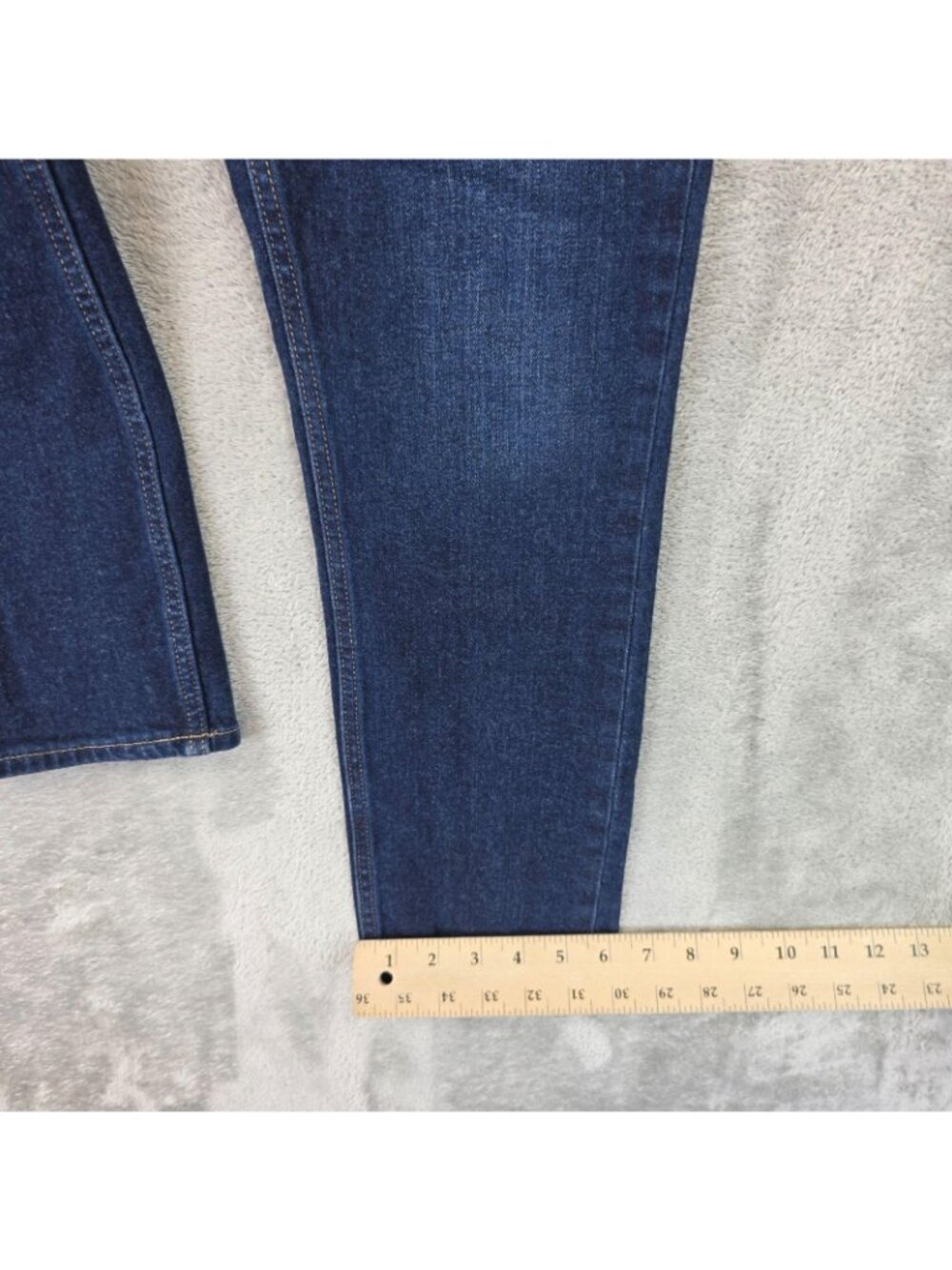 Gap Vintage Slim High Rise Jeans Womens 4 Blue Dark Rinse Wash Stretch Denim - Picture 11 of 12